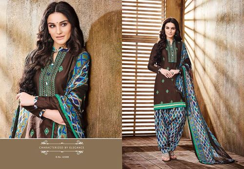 Embroidered Punjabi Suit