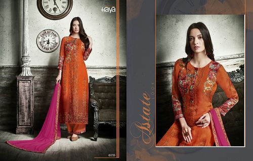 Orange Buy Digital Print Plazzo Suits Online