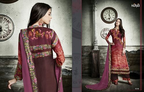 Brown Buy Digital Print Suit Online