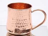 Copper Beer Hammered Cup