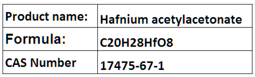 Hafnium Compounds