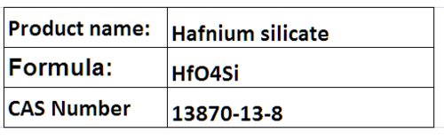 Hafnium Silicate - Bulk 1-10 µm, 99.9% Purity | High-K Dielectric, SiO2 Replacement, Enhanced Stability