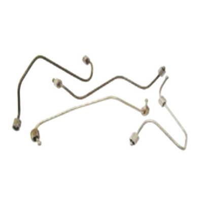 Injector Pipe Set - Steel, 12 Inch, 1/4 Inch Diameter, Chrome Finish, 100 PSI | Fuel Delivery, Corrosion Resistance, Easy Installation