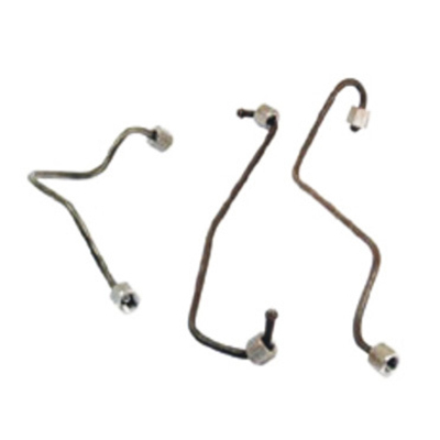 Injector Pipe Set - Steel, Chrome Plated, 4 Pieces | Fuel Delivery, Engine Performance, Corrosion Resistance, Easy Installation
