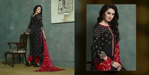 Cotton Polyester Heavy Designer Salwar Suits