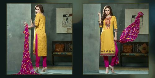 Yellow Ladies Fancy Suits