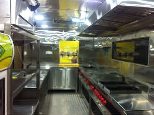 Stainless Steel Corrosion-free Food Van Kitchen