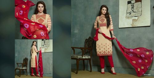 Cream Salwar Suits