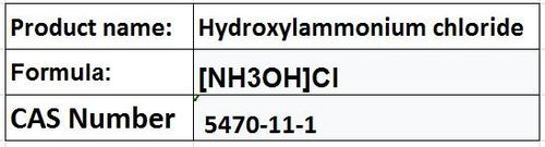 Hydroxylammonium compounds