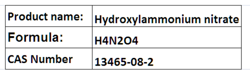 Hydroxylammonium compounds