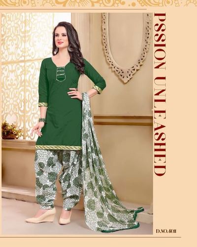 Green Patiala Salwar Kameez