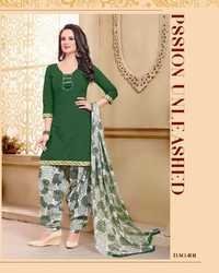 Green Patiala Salwar Kameez