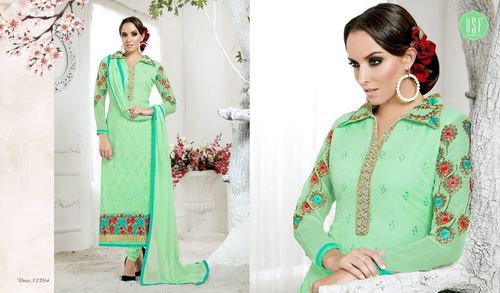 Sea Green Ethnic Salwar Suit