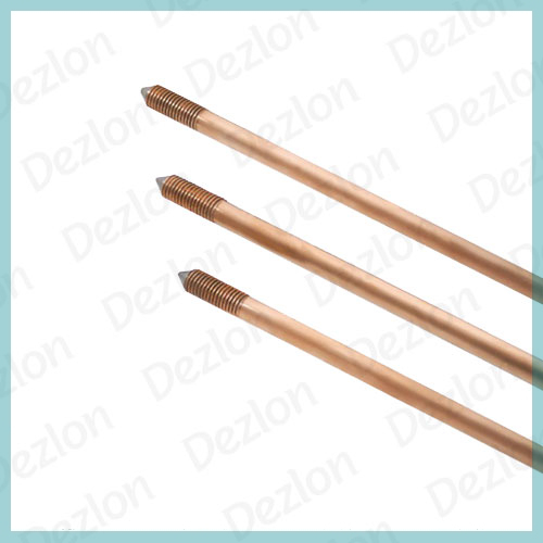 Golden Copper Bonded Earth Rods