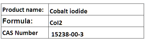Cobalt iodide