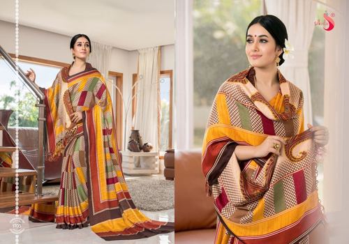 Multicolor Ladies Sarees