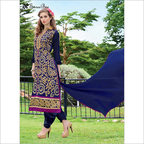 Velvet Designer Salwar Suit