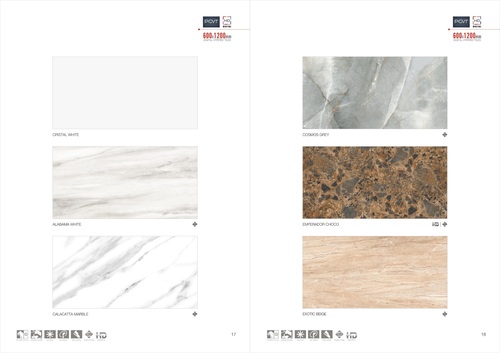 Vitrified Tiles - Porcelain, 60x60 Cm | High-quality, Versatile Designs For Living Room And Kitchen