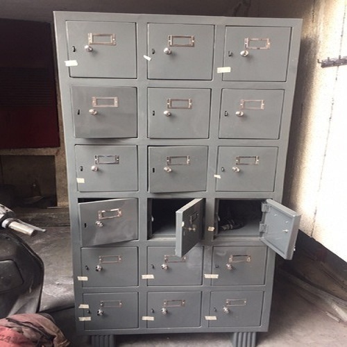 Metal Storage Lockers - Mild Steel, 18 Lockers | Seamless Finish, Contemporary Design, Lockable Security