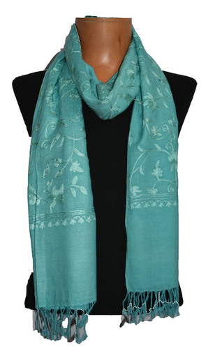 Any Wool Modal Embroidery Scarf