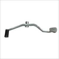 Gear Lever - Steel, 12x3x2 Inches | Chrome Finish, Lightweight At 1.5 Lbs, Ideal For Motorcycles