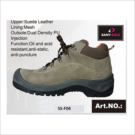 Suede Leather Safety Shoes