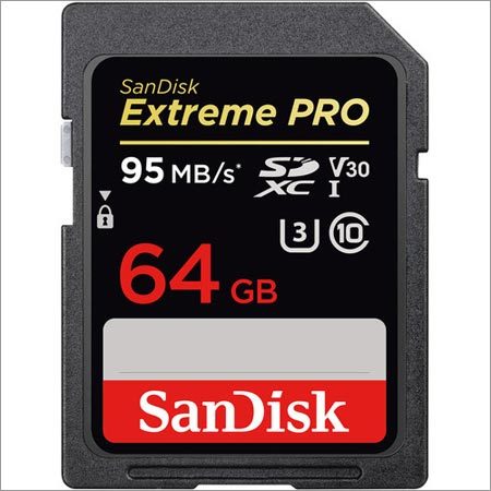 SanDiskA 64GB Extreme PRO SDXC UHS-I Memory CardA 