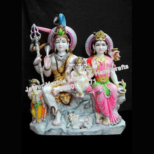 Marble Moorti Shiv Parvati