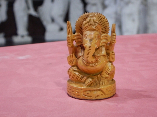 Wooden Ganesh