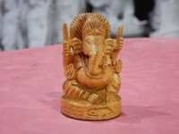Wooden Ganpati Statue