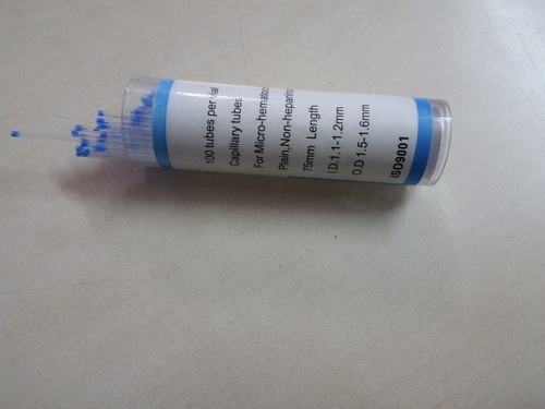Haematocrit Capillaries Non Heparinised