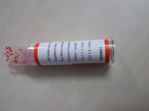 Haematocrit Capillaries Heparinised