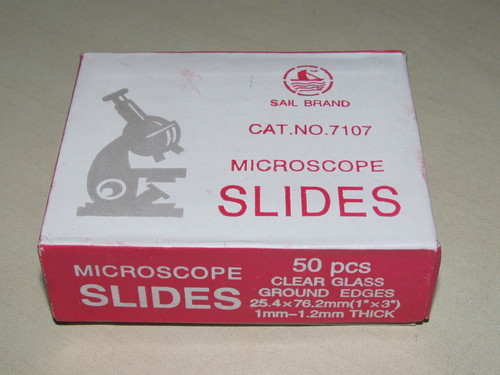 Microslides 75mmx25mmx1.25mm Imported Indian