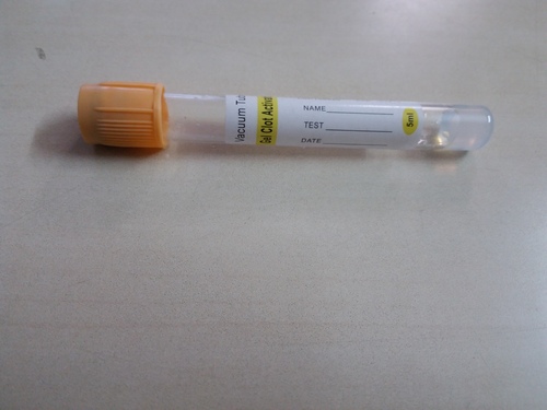 Gel & Clot Activator , 5ml Yellow