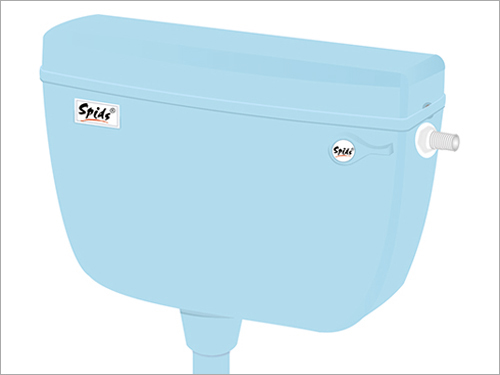 Sky Blue Toilet Cisterns