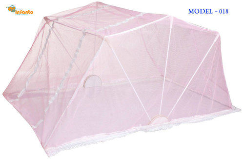 Ms Baby Pink Colour Mosquito Net For Baby