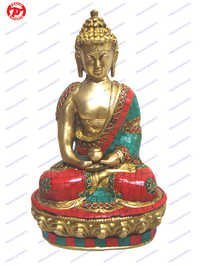 Buddha Sitting Amitabha W/ Stone Work