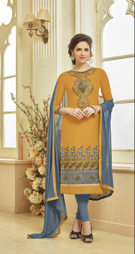 Mustard Churidar Suit