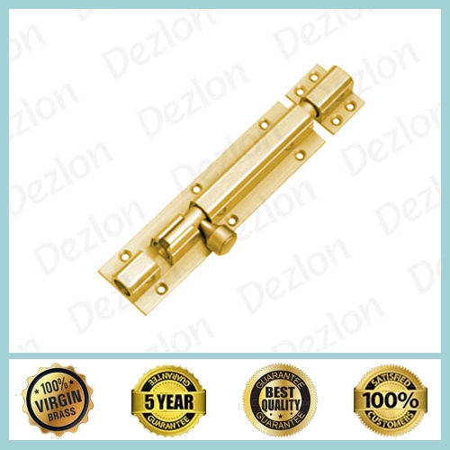 Brass Hex Tower Bolt