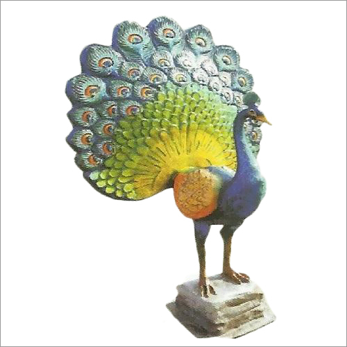 FRP Peacock Animal for Garden Decoration