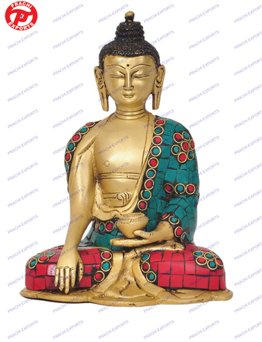 Buddha Sakyamuni W/ Out Base W/ Stones