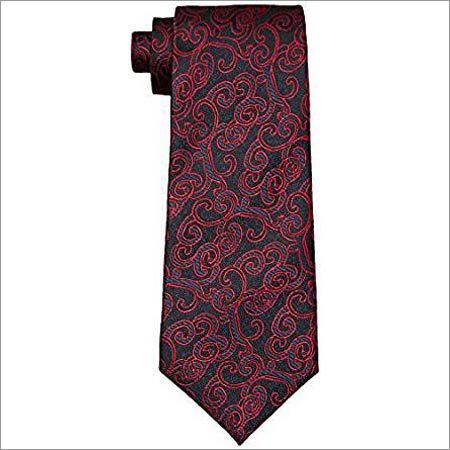 Black & Red Designer Necktie