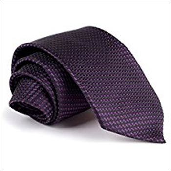Purple with White Dot Design Necktie