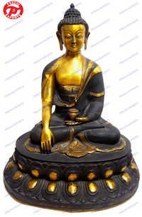 Buddha Sakyamuni In Black & Shade Look