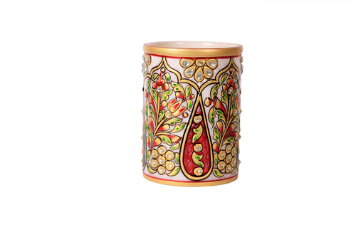 Box & Case Antique Marble Pen Stand 3*4