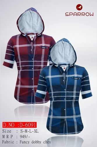 Mens Hoodeed Shirt Gender: Male