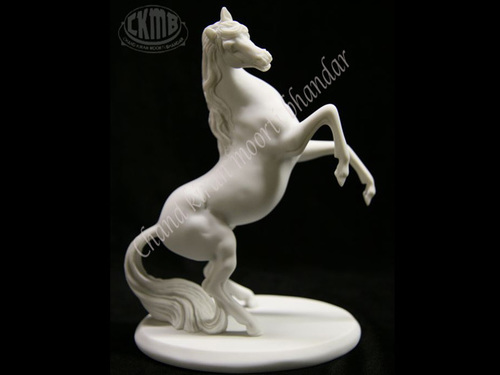 Sculpture White Marble Horse Statue