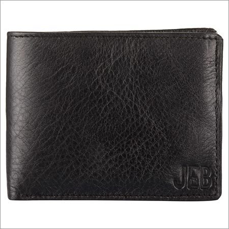 Mens Black Leather Wallet