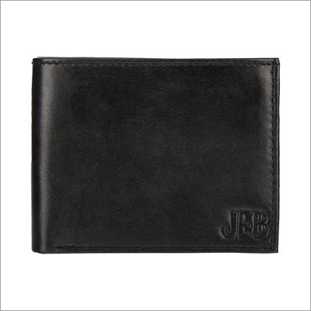 Mens Dark Brown Leather Folded Wallet