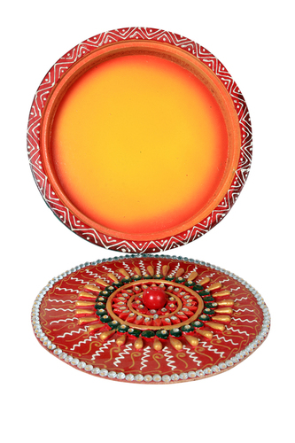 Round Marvellous Papper Masi Dry Fruit Box